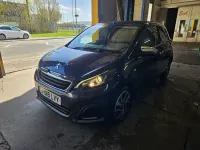 Used Peugeot 108 Allure 82 HP (60 kW) 2015 Blue Hatchback