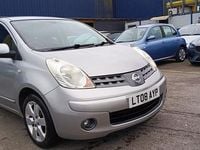 Used Nissan Note Tekna 110 HP (80 kW) 2008 Silver Hatchback