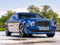 Used Bentley Mulsanne 512 HP (376 kW) 2015 Blue Sedan