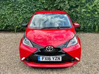 Used Toyota Aygo X-play 69 HP (50 kW) 2016 Red Hatchback