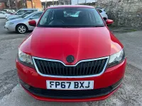 Used Skoda Rapid SE 95 HP (69 kW) 2017 Red Hatchback