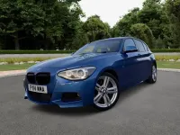 Used BMW 120 M Sport 184 HP (135 kW) 2014 Blue Hatchback