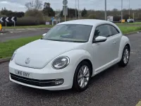 Used VW Beetle Design 105 HP (77 kW) 2016 White Hatchback