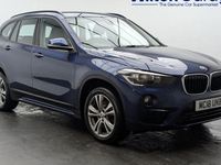 Used BMW X1 Sport Line 192 HP (141 kW) 2018 Blue SUV