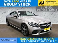 Used Mercedes C220 AMG line 194 HP (142 kW) 2019 Silver Coupe