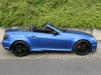 Used Mercedes SLK280 2009 Blue Cabriolet