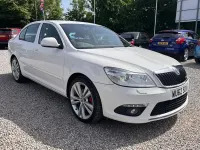 Used Skoda Octavia vRS 200 HP (147 kW) 2012 White Hatchback