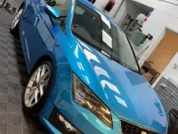 Used Seat Leon FR 184 HP (135 kW) 2014 Blue Hatchback