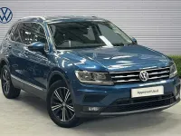 Used VW Tiguan Allspace SE 150 HP (110 kW) 2018 Blue SUV