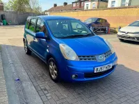 Used Nissan Note Acenta 87 HP (63 kW) 2007 Blue Hatchback