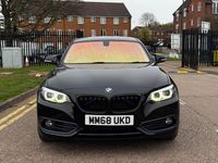 Used BMW 218 Sport Line 2018 Black Coupe