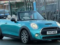 Used Mini Cooper S Cabriolet 189 HP (139 kW) 2017 Turquoise Cabriolet