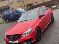 Begagnad Mercedes E220 AMG 2016 Grå Sedan