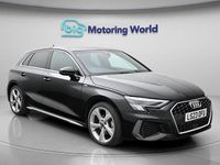 Used Audi A3 Sportback S-Line 150 HP (110 kW) 2023 Black Hatchback