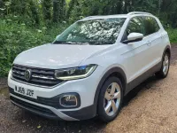 Used VW T-Cross SEL 115 HP (84 kW) 2019 White SUV
