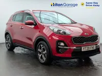 Usado Kia Sportage 136 HP (100 kW) 2020 Vermelho SUV
