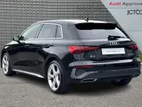 Used Audi A3 S-Line 108 HP (79 kW) 2023 Black Sedan