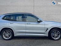 Used BMW X3 M Sport 292 HP (214 kW) 2021 Glacier silver metallic SUV