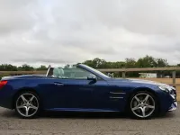 Used Mercedes SL400 AMG Line Premium 367 HP (269 kW) 2018 Blue Cabriolet
