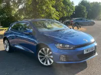 Used VW Scirocco GT 125 HP (91 kW) 2015 Blue Coupe