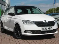 Used Skoda Fabia Colour Edition 58 HP (42 kW) 2020 Candy white black magic pearl effect Hatchback
