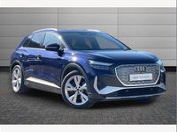 Used Audi Q4 e-tron S-Line 219 kW (299 HP) 2022 Navarra blue SUV