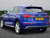 Used Audi Q5 S-Line 261 HP (191 kW) 2021 Blue SUV