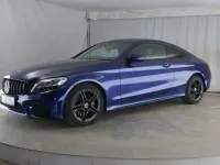 Used Mercedes C220 AMG line 194 HP (142 kW) 2018 Blue Coupe