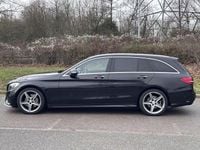 Used Mercedes C220 AMG line 170 HP (125 kW) 2016 Black Estate