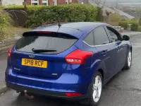 Used Ford Focus Titanium 125 HP (91 kW) 2018 Blue Hatchback
