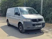 Used VW T5 101 HP (74 kW) 2007 Silver Van