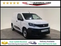 Gebraucht Peugeot Partner Premium 100 PS (73 kW) 2023 Weiß Van / Kleinbus
