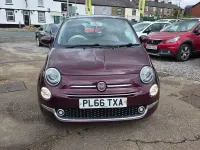 Used Fiat 500 Lounge 69 HP (50 kW) 2016 Red Hatchback