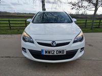 Used Vauxhall Astra SRi 2012 White Hatchback
