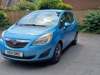 Used Vauxhall Meriva 130 HP (95 kW) 2011 Blue MPV