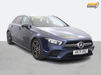 Begagnad Mercedes A35 AMG Executive 2021 Blå Halvkombi