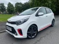 Used Kia Picanto GT-Line S 83 HP (61 kW) 2017 White Hatchback