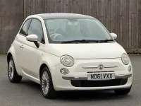 Used Fiat 500 Lounge 69 HP (50 kW) 2012 White Hatchback