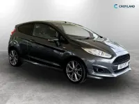 Begagnad Ford Fiesta ST-Line 100 HK (73 kW) 2017 Grå Halvkombi