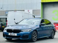 Used BMW 520 M Sport 2021 Blue Sedan