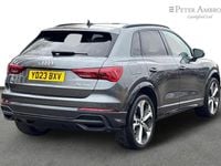 Begagnad Audi Q3 Black Edition 148 HK (108 kW) 2023 Grå SUV