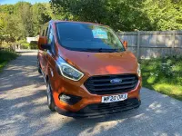 Used Ford Transit Custom Limited 130 HP (95 kW) 2020 Orange Van