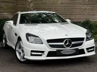 Used Mercedes SLK250 AMG 204 HP (150 kW) 2015 White Cabriolet