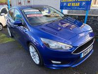 Used Ford Focus Zetec 120 HP (88 kW) 2016 Blue Hatchback