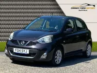 Used Nissan Micra Acenta 80 HP (58 kW) 2014 Black Hatchback