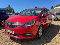 Used Vauxhall Zafira SRi 140 HP (102 kW) 2017 Red MPV