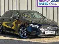 Used Mercedes A180 AMG line 116 HP (85 kW) 2020 Black Hatchback