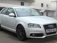 Used Audi A3 S-Line 170 HP (125 kW) 2009 Silver Hatchback