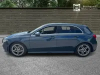 Used Mercedes A180 AMG line 136 HP (100 kW) 2021 Blue Hatchback