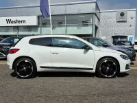 Used VW Scirocco Black Edition 125 HP (91 kW) 2017 White Coupe